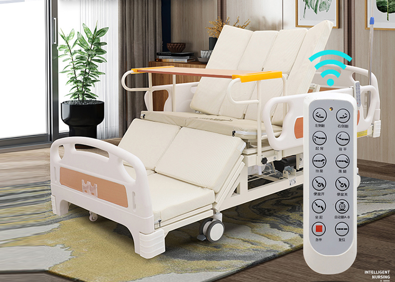 电动护理床ABS大护栏电动多功能护理床